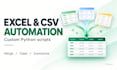 automate excel and CSV processing with python