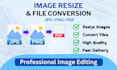 professionally resize images and convert file formats