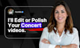 polish and edit your live concert video and audio
