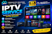 offer premium m3u playlist, restream, 8k server, live TV with reseller panel