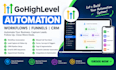 gohighlevel automation, workflows, funnels and CRM systems
