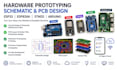 make hardware prototyping, schematic, pcb design, esp32, esp8266, stm32, arduino