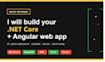 build a scalable dotnet core angular web application