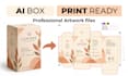 convert your ai box into professional print ready artwork