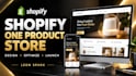 design a shopify one product store with winning product for dropshipping