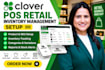 set up clover pos retail inventory management