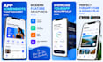 design mobile app screenshots and promotional graphics