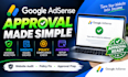 get google adsense approval guaranteed, fix adsense rejection and website issues