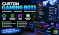 develop custom gaming bots, game automation, gaming tools and autohokey scripts