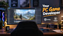 develop a custom 2d or 3d PC game in unity