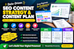 develop a highly converting SEO content strategy and content plan