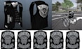 create custom fivem mc kuttes, biker vests and mc clothing