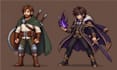 do pixel art animation rpg sprite pixel art character npc sprite sheet for game