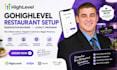 setup ghl restaurant website ghl reservation booking funnel ghl loyalty workflow