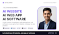 do full stack ai website development, ai web application and ai software