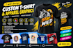 professional custom t shirt and apparel graphics