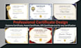 do diploma, degree, achievement, award, custom certificates