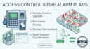 design access control fire alarm and security system plans