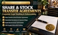 draft shareholder share transfer documents and resolutions