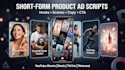 write a short form product ad script for social media