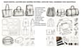 make digital leather bag sewing pattern, crochet bag, handbag tech backpack
