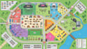 design a vector event map, festival site plan, city guide map