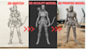 convert 2d to 3d model, image to 3d model, character model, 3d printing