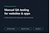 manual QA tester web and mobile app testing