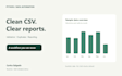 clean CSV data and automate sales reports with python