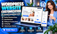 add wordpress booking features and design landing pages