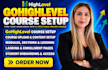 setup your online course and student learning system