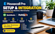 set up housecall pro, quickbooks, hubspot integration, CRM and automation