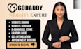 godaddy website design, godaddy website redesign, godaddy website, godaddy SEO