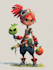 draw 2d game character or 2d game character