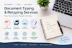do professional document typing and retyping services