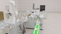create 3d industrial robotic animation, mechanical robotic pick, cad rendering