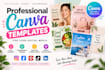 design professional canva templates