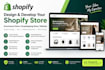 develop a high converting shopify store or dropshipping website