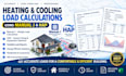 do heating and cooling load calculations using manual j ,hap