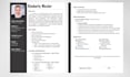 design a professional modern CV resume