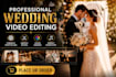 cinematic wedding video editing