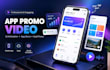 create app promo video mobile ui app promo animation 3d model saas demo video