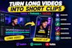 be your stream clipper twitch clipper and podcast clip editor