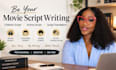 be your movie script writing, children script, anime script, script translation