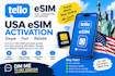 activate USA tello esim fast and reliably