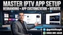 create iptv logo for you web design bannwer setup and fiverr iptv setup