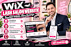 do wix lash salon website booking system service menu appointment integration