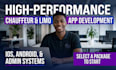 develop a professional chauffeur driver app for IOS and android