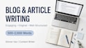 write engaging blog posts and articles