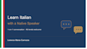 teach you italian through 1 on 1 conversation lessons
